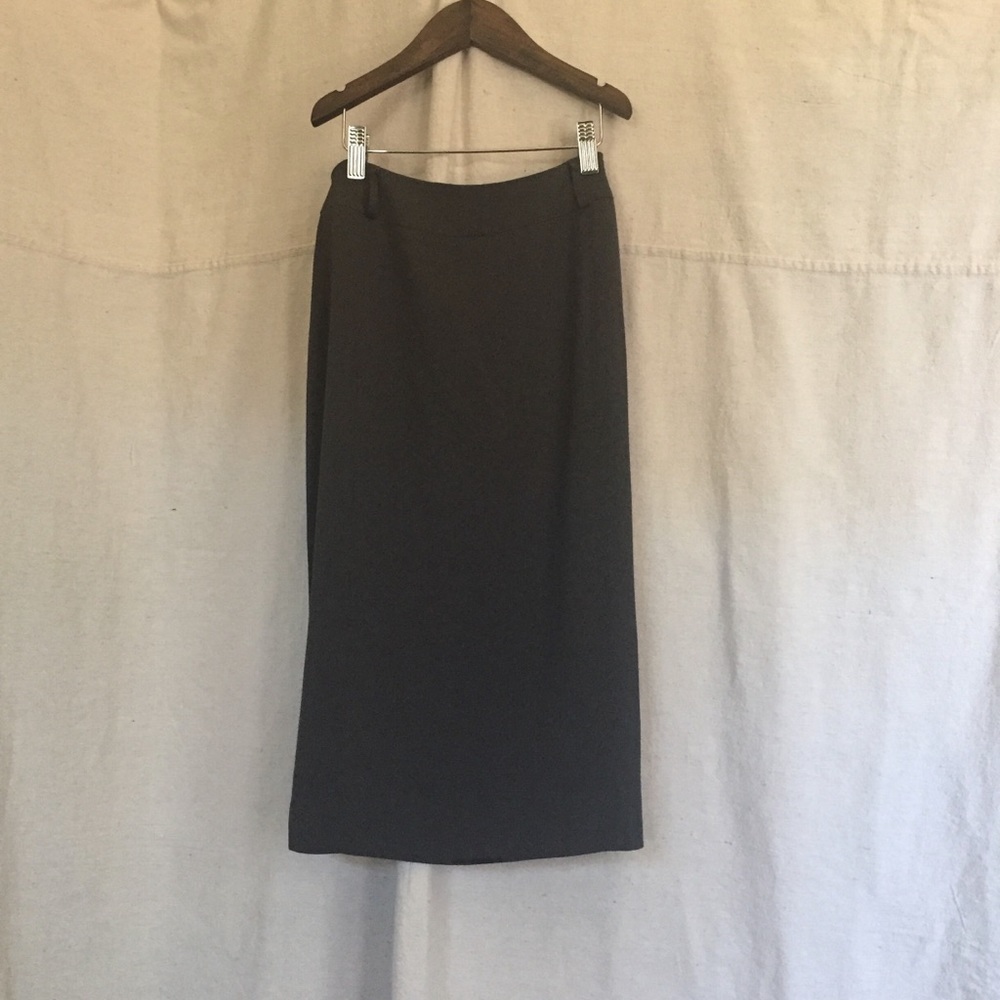 Vintage Gray Straight Skirt